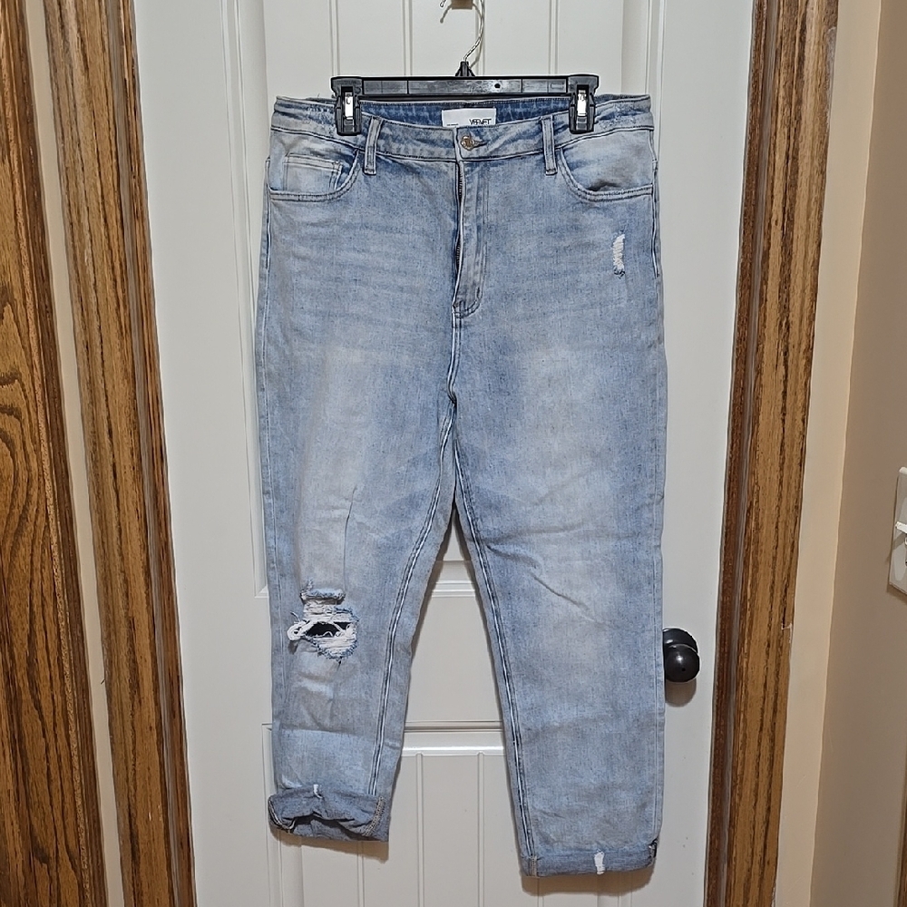 Light Blue Distressed Jeans